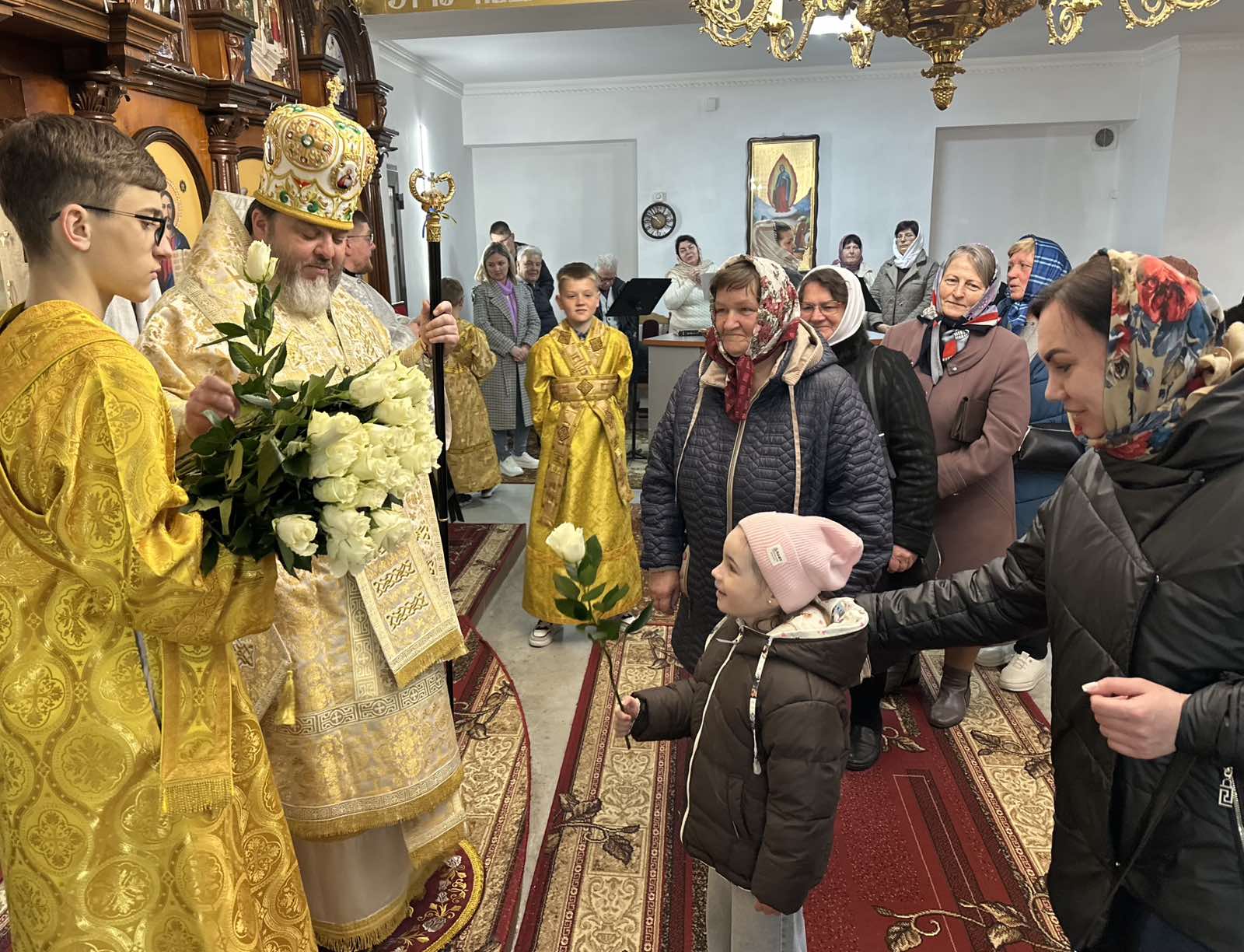 Рівне. Єпископ Гавриїл звершив Божественну літургію у 3-тю неділю після Пасхи, свв. жінок-мироносиць